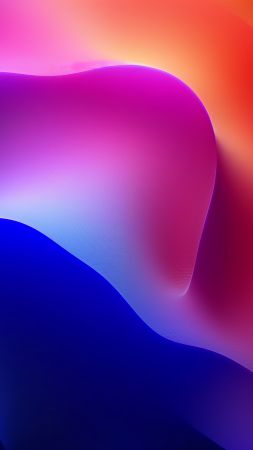 waves wallpaper, ocean, rainbow, background for mobile wallpaper (vertical)