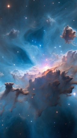 space wallpaper, celestial, night sky, background for mobile wallpaper (vertical)