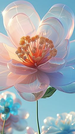 flower wallpaper, blossom, floral, background for mobile wallpaper (vertical)
