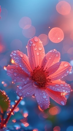 flowers wallpaper, blossoms, natures beauty, background for mobile wallpaper (vertical)