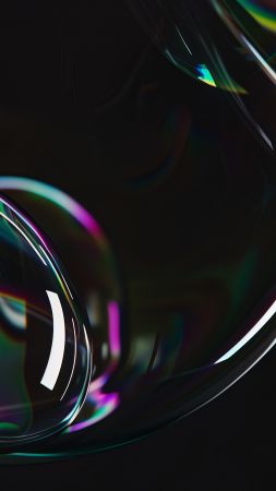bubbles wallpaper, suds, floating, background for mobile wallpaper (vertical)