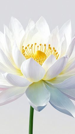 lotus wallpaper, aquatic plant, water lily, background for mobile wallpaper (vertical)