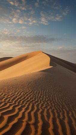 desert wallpaper, arid, dry landscape, background for mobile wallpaper (vertical)