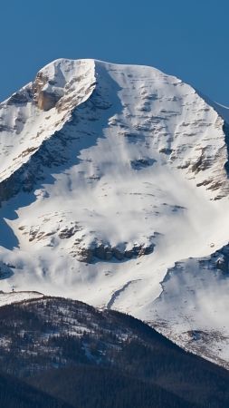 mountains wallpaper, alpine scenery, rugged cliffs, background for mobile wallpaper (vertical)