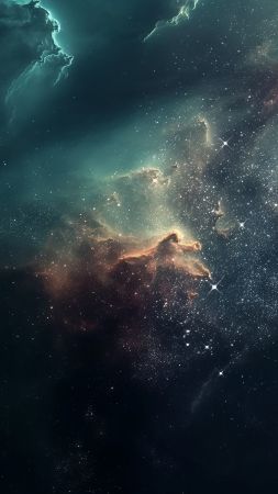 Simple space backgrounds wallpaper, cosmic, celestial, background for mobile wallpaper (vertical)