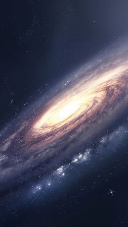 Simple space backgrounds wallpaper, cosmic dust, celestial sphere, background for mobile wallpaper (vertical)