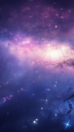 Simple space backgrounds wallpaper, dark matter, galaxy, background for mobile wallpaper (vertical)
