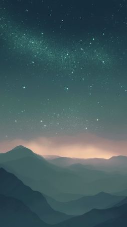 Simple space backgrounds wallpaper, celestial bodies, cosmic scenery, background for mobile wallpaper (vertical)