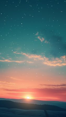 star wallpaper, celestial, minimalist, background for mobile wallpaper (vertical)