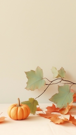 fall wallpaper, calm, peaceful, background for mobile wallpaper (vertical)