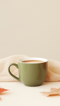 fall wallpaper, serene, tranquil, background for mobile wallpaper (vertical)