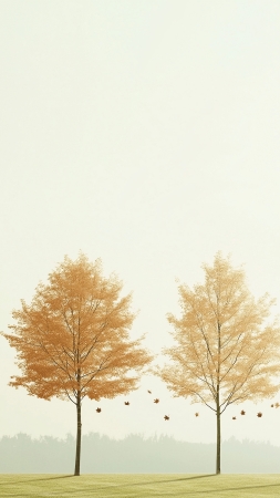 fall wallpaper, cozy, peaceful, background for mobile wallpaper (vertical)