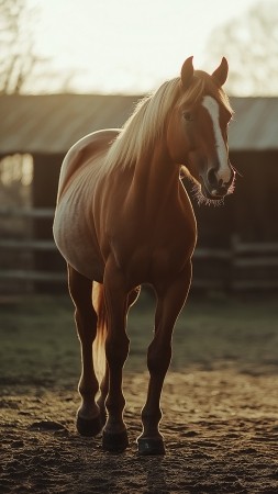 horse wallpaper, equine, outdoor, background for mobile wallpaper (vertical)