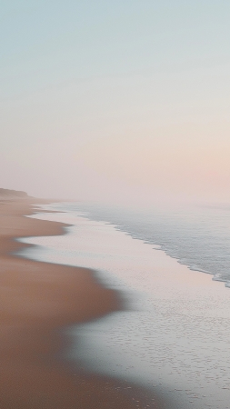 4k beach wallpaper, shoreline, coastal, background for mobile wallpaper (vertical)