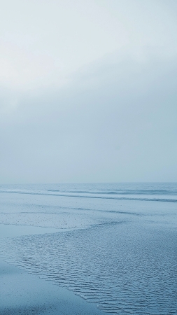 beach wallpaper, tranquil waves, coastal, background for mobile wallpaper (vertical)