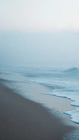 beach wallpaper, tranquil, peaceful, background for mobile wallpaper (vertical)