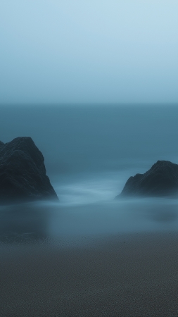 beach wallpaper, waves, serene, background for mobile wallpaper (vertical)