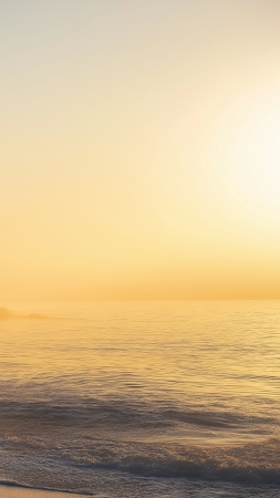 beach wallpaper, calm, gentle waves, background for mobile wallpaper (vertical)