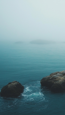 ocean wallpaper, tranquil, soothing, background for mobile wallpaper (vertical)