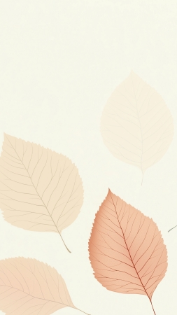 leaves wallpaper, minimal, foliage, background for mobile wallpaper (vertical)