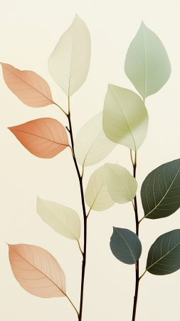 leaves wallpaper, autumn, foliage, background for mobile wallpaper (vertical)