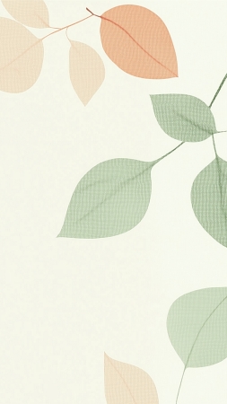 leaves wallpaper, minimal, foliage, background for mobile wallpaper (vertical)