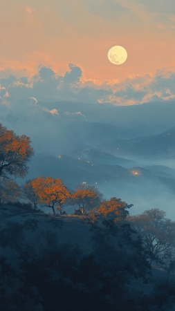 Sky wallpaper, tranquil, peaceful, background for mobile wallpaper (vertical)