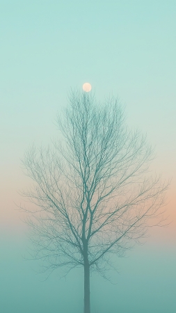 Sky wallpaper, gentle gradient, pastel hues, background for mobile wallpaper (vertical)