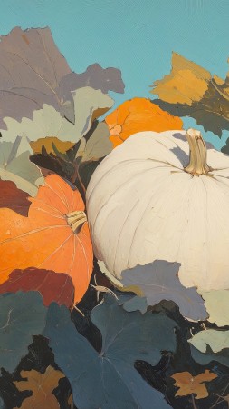 autumn decor wallpaper, fall foliage, home decoration, background for mobile wallpaper (vertical)