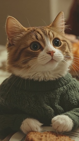 cats thanksgiving wallpaper, funny, fall fashion trends, background for mobile wallpaper (vertical)