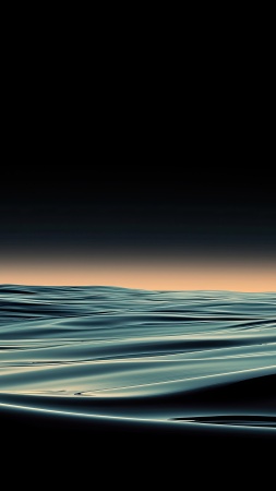 black abstract wallpaper, android wallpaper, waves art, background for mobile wallpaper (vertical)
