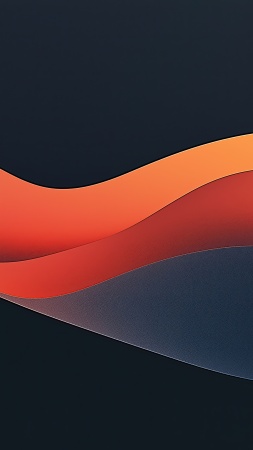 curve shapes wallpaper, minimalist art, fluid forms, background for mobile wallpaper (vertical)
