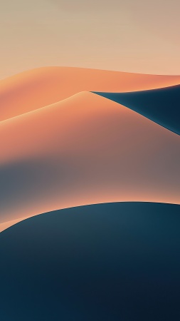 dunes wallpaper, smooth textures, organic forms, background for mobile wallpaper (vertical)