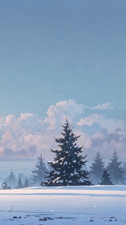 christmas wallpaper wallpaper, winter wonderland, cozy cabin, background for mobile wallpaper (vertical)