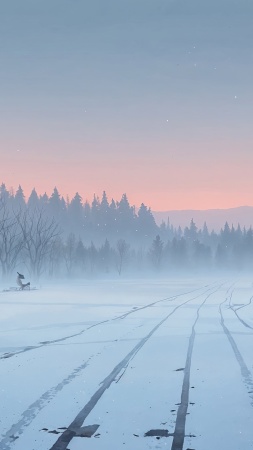 xmas wallpaper, landscape, holiday season, background for mobile wallpaper (vertical)