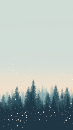 christmas wallpaper, minimal design, festive decor, background for mobile wallpaper (vertical)