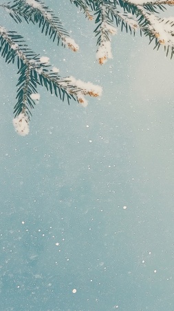 christmas wallpaper, minimal design, snowflakes, background for mobile wallpaper (vertical)