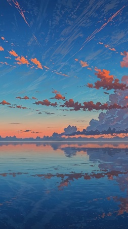 coastal views wallpaper, tropical beach, ocean horizon, background for mobile wallpaper (vertical)