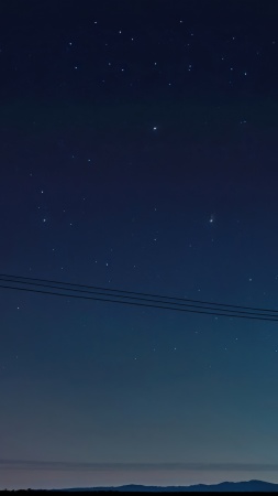night wallpaper wallpaper, power line, power lines, background for mobile wallpaper (vertical)