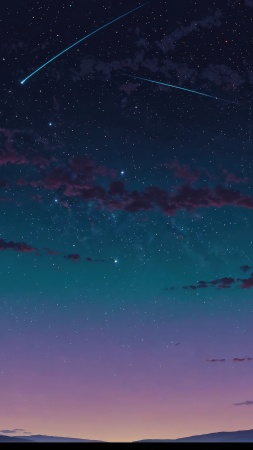 stars background wallpaper, atmospheric colors, night sky color, background for mobile wallpaper (vertical)