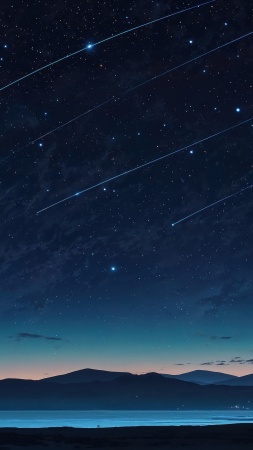 stars background wallpaper, night sky color, stargazing, background for mobile wallpaper (vertical)