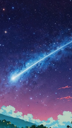 stars wallpaper wallpaper, shooting stars, dreamy skies, background for mobile wallpaper (vertical)
