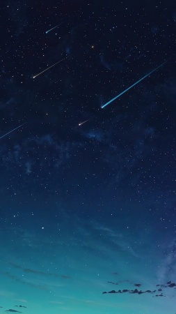 stars wallpaper wallpaper, shooting stars, cosmic beauty, background for mobile wallpaper (vertical)