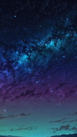 galaxy sky wallpaper, cosmic background, space background, background for mobile wallpaper (vertical)