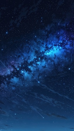 galaxy sky wallpaper, cosmic background, starry backdrop, background for mobile wallpaper (vertical)