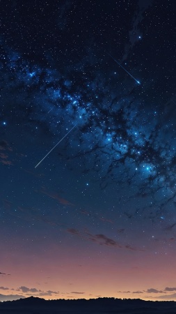 galaxy sky wallpaper, cosmic background, deep space, background for mobile wallpaper (vertical)