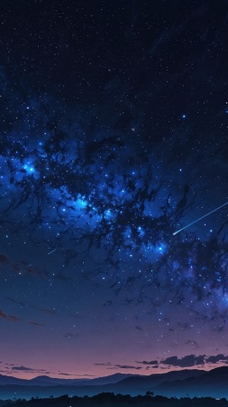 galaxy sky wallpaper, celestial background, starry background, background for mobile wallpaper (vertical)