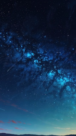 galaxy sky wallpaper, nebula space, astral design, background for mobile wallpaper (vertical)