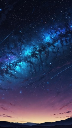 milky way wallpaper, celestial beauty, stargazing, background for mobile wallpaper (vertical)