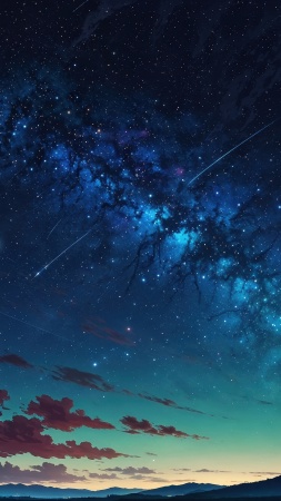 milky way wallpaper, constellations, astrophotography, background for mobile wallpaper (vertical)